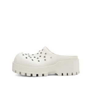 Rosa Bianca Клоги женские бежевые с овчинной подкладкой, цвет Beige (Sheepskin Lining)