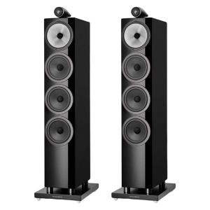 Напольная акустика Bowers & Wilkins 702 S3, 2 шт, глянцевый черный