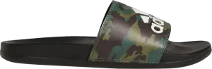 Сандалии Adidas Adilette Comfort Slide 'Black Camo', черный