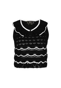 Вязаный топ faina Fashion Look, черный