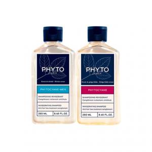 Шампунь Silky Strength Combination для очищения, объема и пышности 250мл+250мл PHYTO