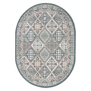 Винтажный ковер Becca из плитки Nuloom, синий, 275x366 см