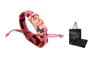 Браслеты из коровьей кожи с хлопково-льняной смесью unisex US8ACC