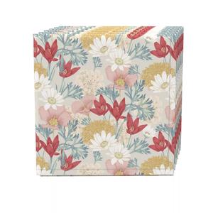 Набор салфеток, 100% полиэстер, набор из 4 шт., 18х18 дюймов, Сад цветов