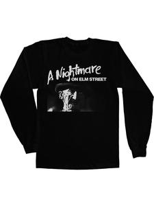 Рубашка с длинным рукавом Nightmare On Elm Street, черный
