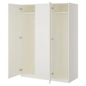 Гардероб PAX/FORSAND IKEA, 150x60x201 см, белый