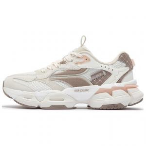 Кроссовки женские Spirit Eye PRO Chunky с низким верхом Feather White/земляно-коричневый 361°