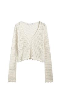 Свитер Desigual, natural white