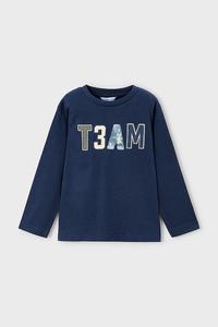 Хлопковая водолазка Mayoral, темно-синий