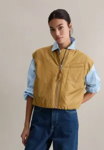 Авиаторский свободный укороченный жилет Marc O'Polo Denim, Golden Ocher