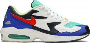 Кроссовки Nike Air Max 2 Light SP 'Sail Obsidian Blue', кремовый