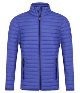 Пуховик Emporio Armani с карманами на молнии, синий