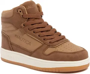Кроссовки Nautica для детей: модная обувь на шнуровке с высокими ботинкообразными вставками для мальчиков и девочек (размеры для больших и маленьких детей) - Horizon