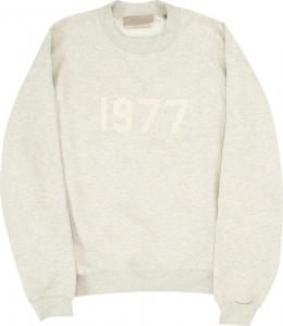 Толстовка Fear of God Essentials Essentials Crewneck 'Light Oatmeal', серый