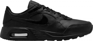 Кроссовки Nike Air Max SC Leather 'Triple Black', черный