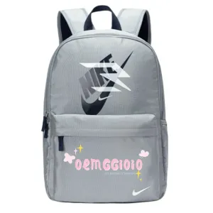 Nike Полиэстеровый рюкзак унисекс светло-серый волчий, omeggipip