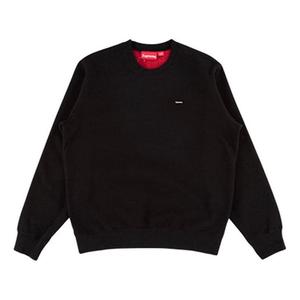 Свитер contrast crewneck 'black' Supreme, черный