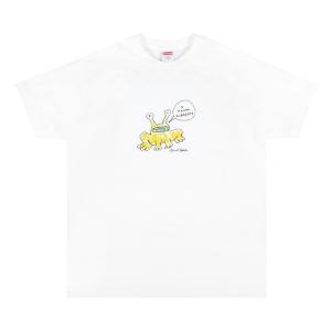Футболка Supreme x Daniel Johnston Frog Tee 'White', белый