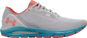 Кроссовки Under Armour Wmns HOVR Sonic 5 Halo Grey Fresco Blue, серый