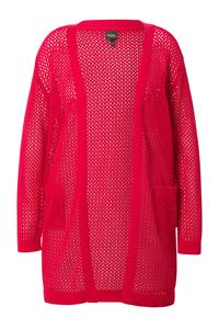Вязаный кардиган Ulla Popken, красный