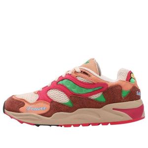 Кроссовки x jae tips grid shadow 2 'what's the occasion? wear to the party' Saucony, коричневый