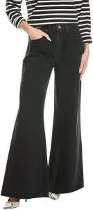 FRAME Women's Wide Flare Jeans Inkwell Black