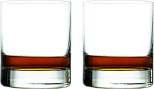 Бокал для виски Manhattan Bar - Whiskey on the Rocks - 2 шт. - высота 10,6 см - объем 420 мл Markenlos