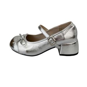 Туфли Мэри Джейн на блочном каблуке женские Aimilian, Red