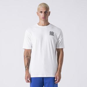 EVERLAST ЭКСКЛЮЗИВНАЯ ФУТБОЛКА С ГРАФИЕЙ ДРАКОНА ИЗ БЕЛОГО ХЛОПКА