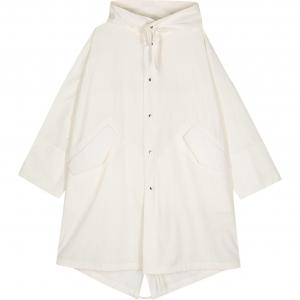 JIL SANDER Куртка с принтом логотипа на шнурке, White