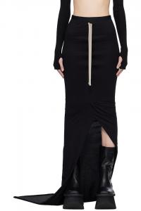 Регулируемая макси-юбка Moncler + Rick Owens, черный