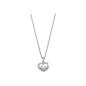 Колье Chopard Happy diamonds из белого золота с бриллиантами