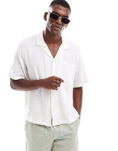 Рубашка свободного кроя Cotton On белого цвета Cotton:On