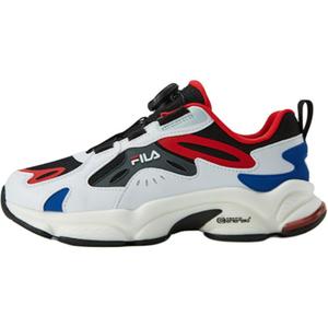 FILA KIDS Повседневные детские туфли FILA White Kids низкие противоскользящие износостойкие черные