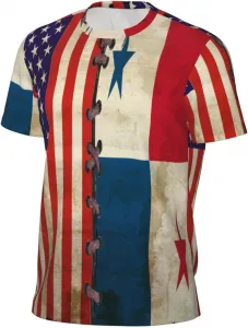 Мужская футболка с сетчатыми вставками, короткий рукав, быстросохнущая