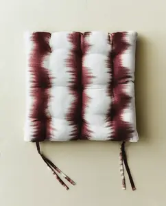 Подушка для стула Zara Home Ombré Linen X Collagerie, бежевый/коричневый