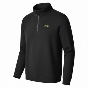 Роскошная мужская толстовка из коллекции Wrangler Jeep, черный (upgraded heavyweight new oxygen cotton)