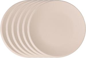 Набор тарелок Villeroy & Boch Newmoon, 6 предметов, 27 см, бежевый
