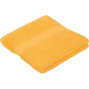 Набор полотенец Нью-Йорк, современные однотонные цвета, с фактурной каймой, 100% хлопок Gözze, желтый