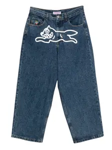 Джинсы с принтом ICECREAM, синий