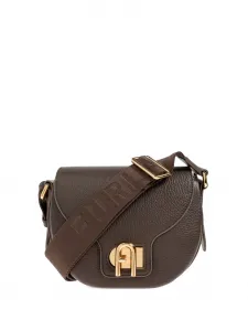 Мини-сумка на плечо Lotus Furla, коричневый