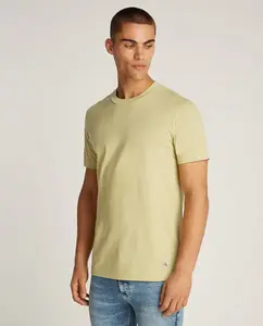 Мужская футболка с коротким рукавом и монограммой Calvin Klein Jeans, светло-зеленый