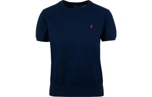 Футболка поло с вышитым логотипом Ralph Lauren, синяя