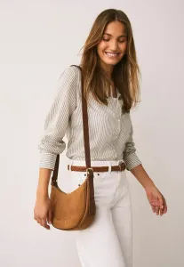 Сумка через плечо с тиснением Next, Tan Brown