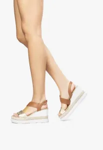 Сандалии на платформе Nerogiardini, Miele