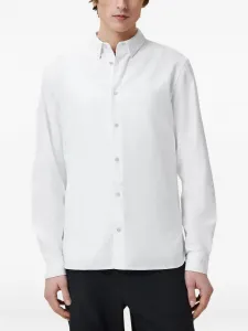 Рубашка Haven с вышитым логотипом AllSaints, белый