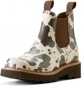 Женские вестерн-сапоги ARIAT Fatbaby с боковыми вставками, Cow Print