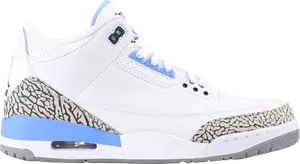 Кроссовки Air Jordan 3 Retro UNC Player Exclusive, синий
