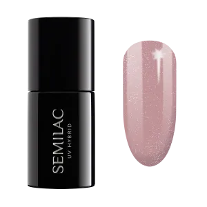 Semilac UV Hybrid Shimmer гибридный лак для ногтей, 320 Shimmer Dust Beige