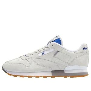 Кроссовки kendrick lamar x classic leather 'skull grey' Reebok, серый